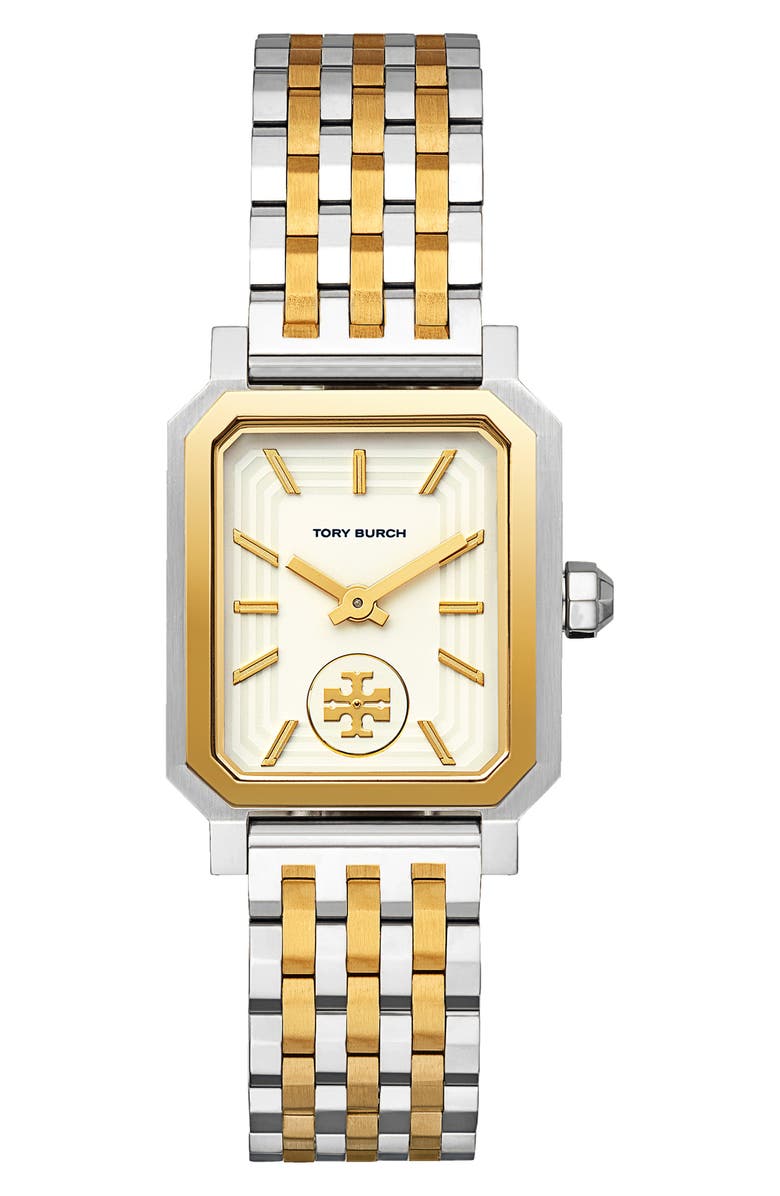 Tory Burch Robinson Mesh Bracelet Watch, 27mm x 29mm, Main, color,