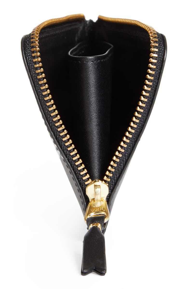 Comme des Garçons Wallets Huge Logo Half-Zip Wallet, Alternate, color, Black