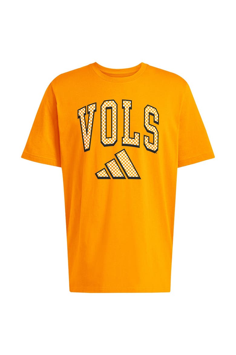 Men's adidas  Tennessee Orange Tennessee Volunteers Checker Fresh T-Shirt, Main, color, Tennessee Orange