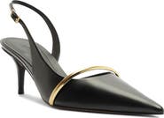 Arezzo Margaret Slingback Pointed Toe Pump