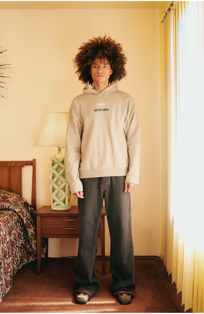 PCFG Pure Cotton Regular Fit Hoodie, Alternate, color, Beige