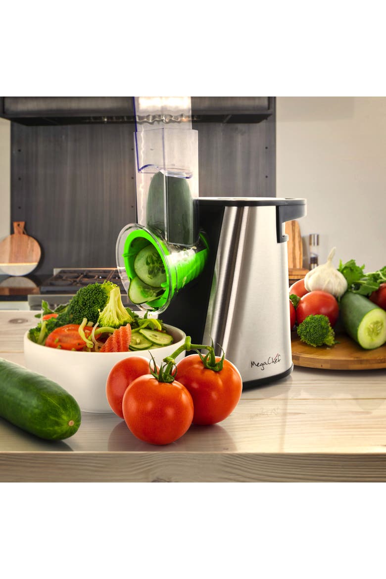 4 in 1 Electric Salad Maker, Salad Shooter, Alternate, color, Grey