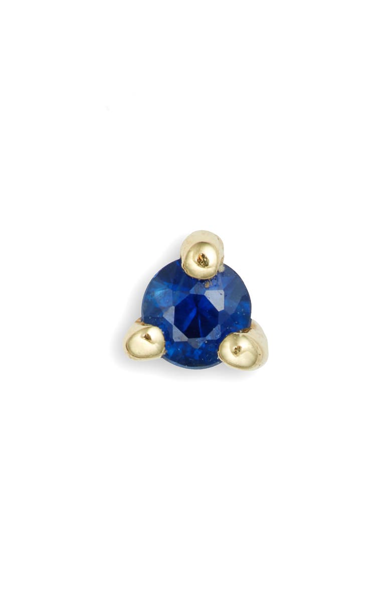 Jennie Kwon Designs Sapphire Dot Stud Earring, Main, color,