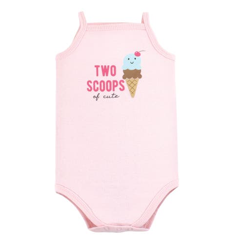 Hudson Baby Soft Cotton Sleeveless Bodysuit In Multi