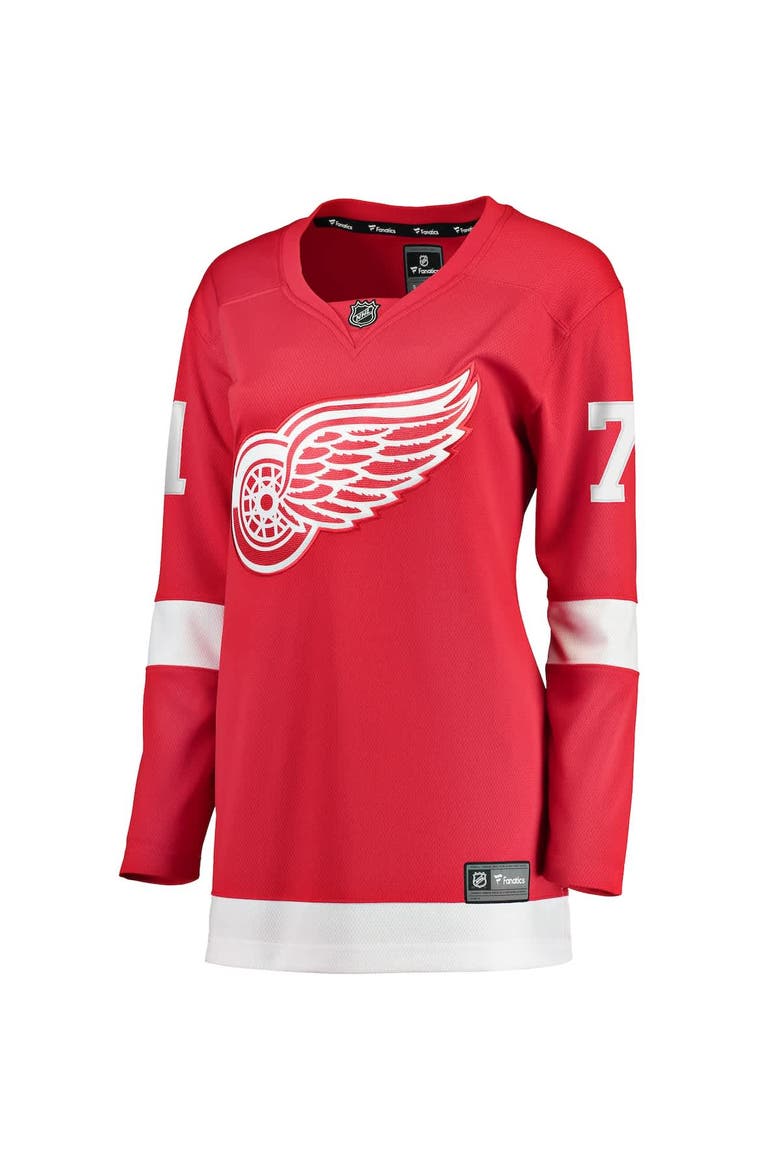 Women's Fanatics Dylan Larkin Red Detroit Red Wings Home Breakaway Jersey, Alternate, color, Red