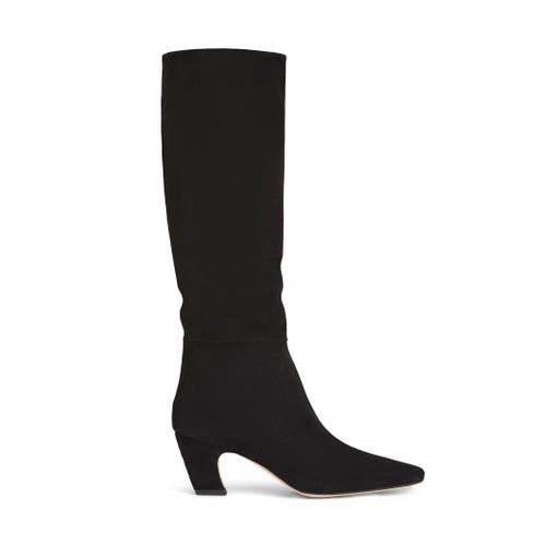 Neil J. Rodgers Meg Knee Boot In Black Suede