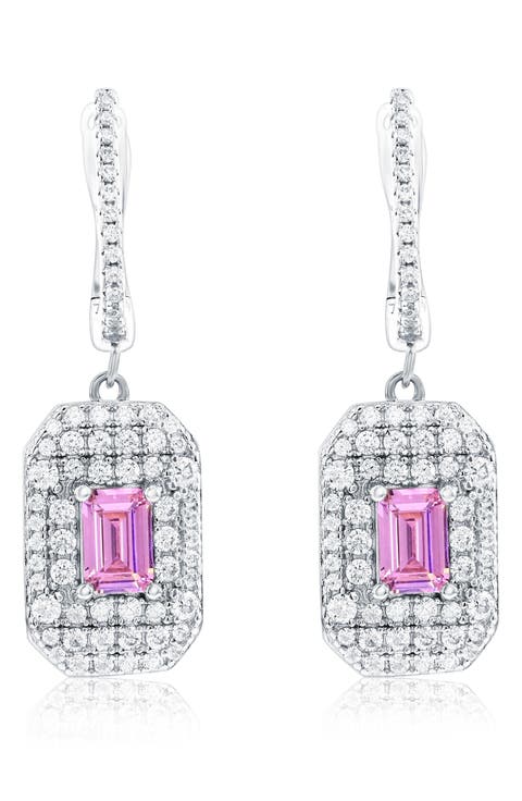 Cubic Zirconia Drop Earrings