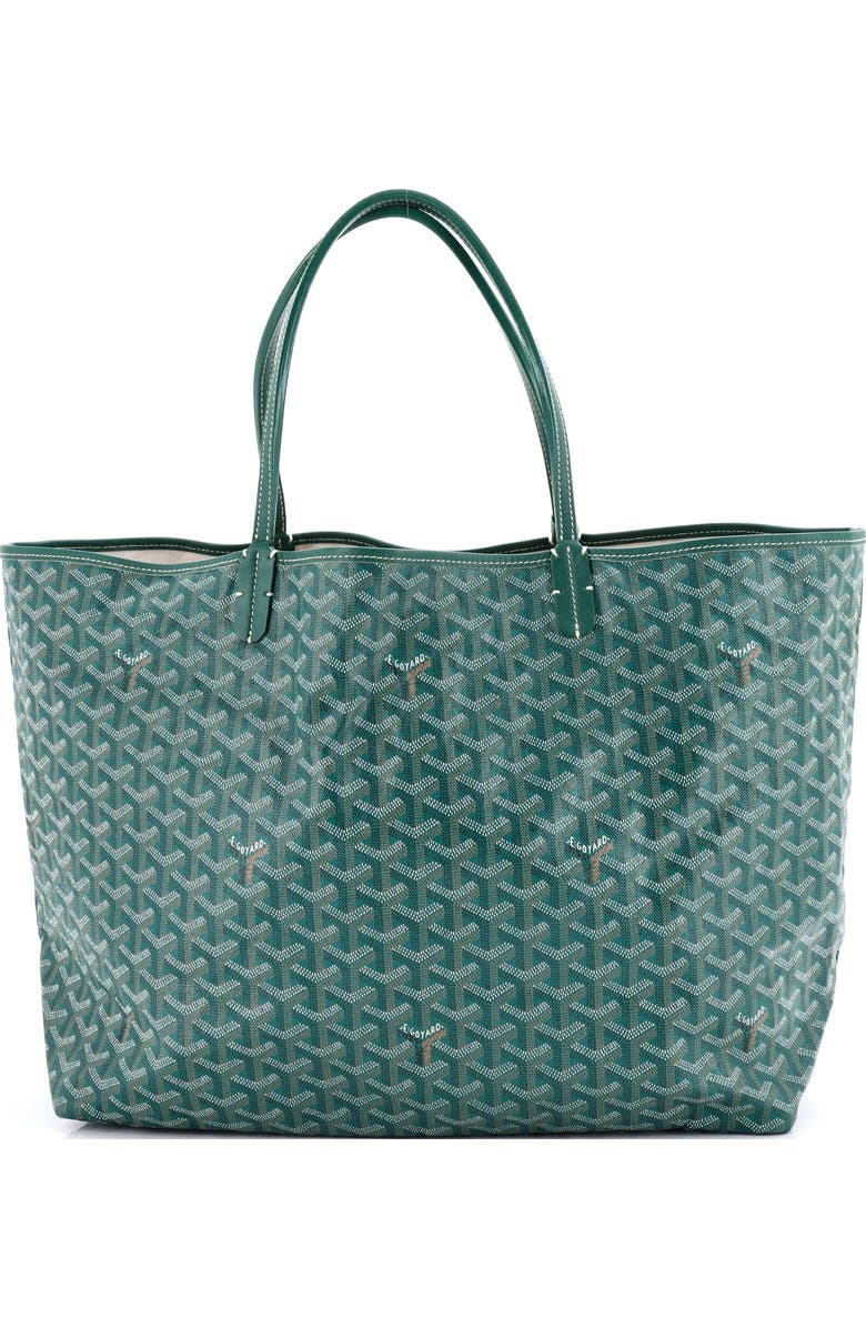 Pre-Owned Goyard Saint Louis Tote Coated Canvas GM, Main, color, Green