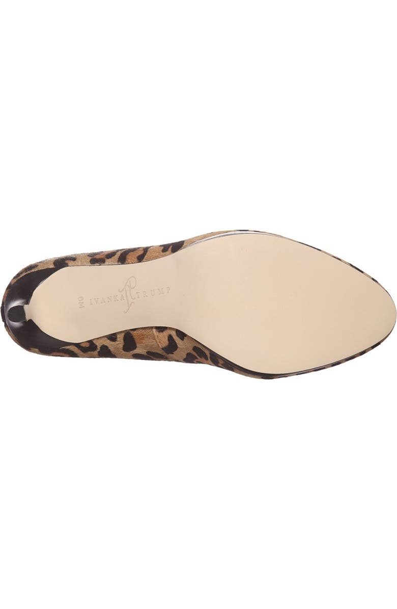 Ivanka Trump 'Sophia' Calf Hair Platform Pump, Alternate, color,