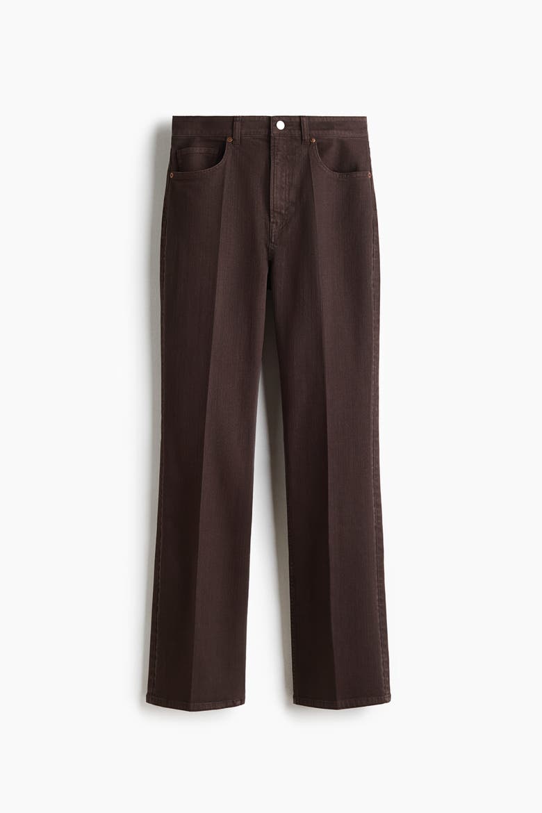 Bootcut High Jeans, Alternate, color, Dark brown