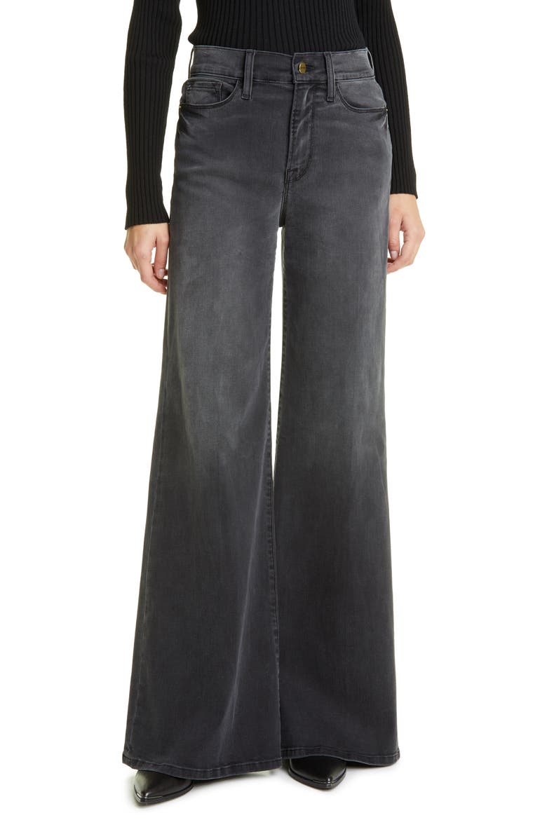 Le Palazzo High Waist Wide Leg Jeans, Main, color, MARDEL