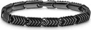 David Yurman Chevron Link Bracelet in Black Titanium