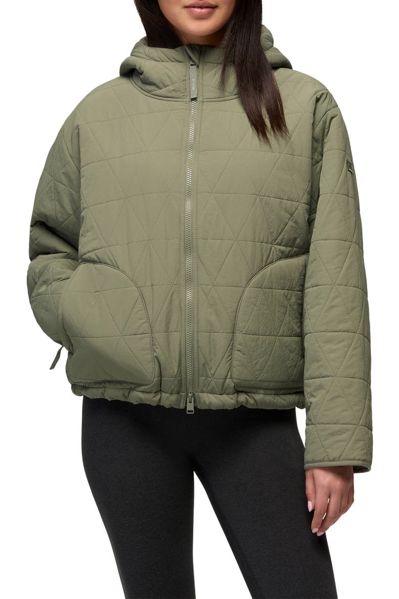 Encinitas Quilted Bomber Jacket, Main, color, SAGE