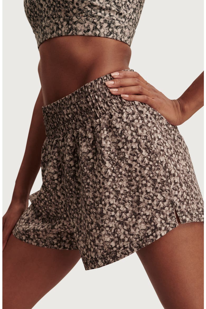 Kallin Running Shorts, Alternate, color, DAPPLED FLORAL