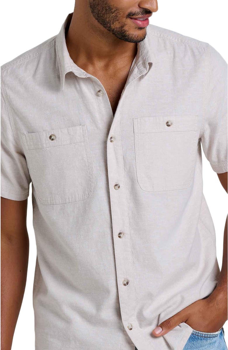 Toad & Co Men's Taj Hemp Shirt, Alternate, color, Oatmeal
