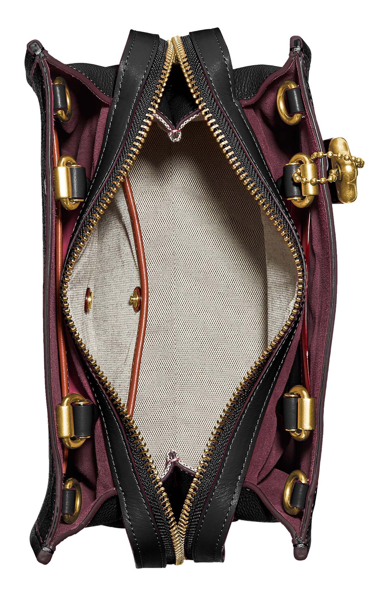 COACH Rogue Pebble Leather Crossbody Bag, Alternate, color, 