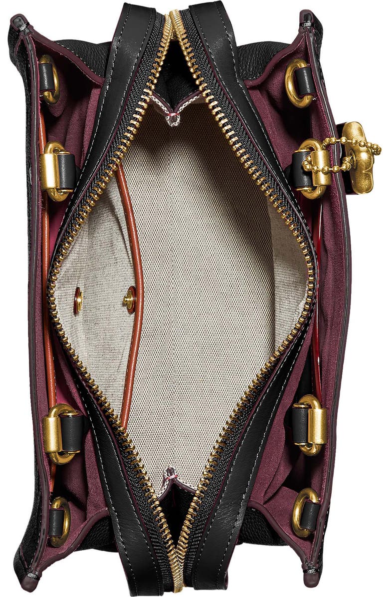 COACH Rogue Pebble Leather Crossbody Bag, Alternate, color,