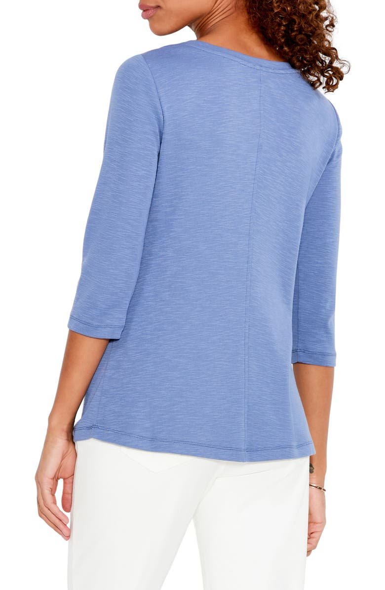 NZT by NIC+ZOE Boat Neck Cotton Blend T-Shirt, Alternate, color, 