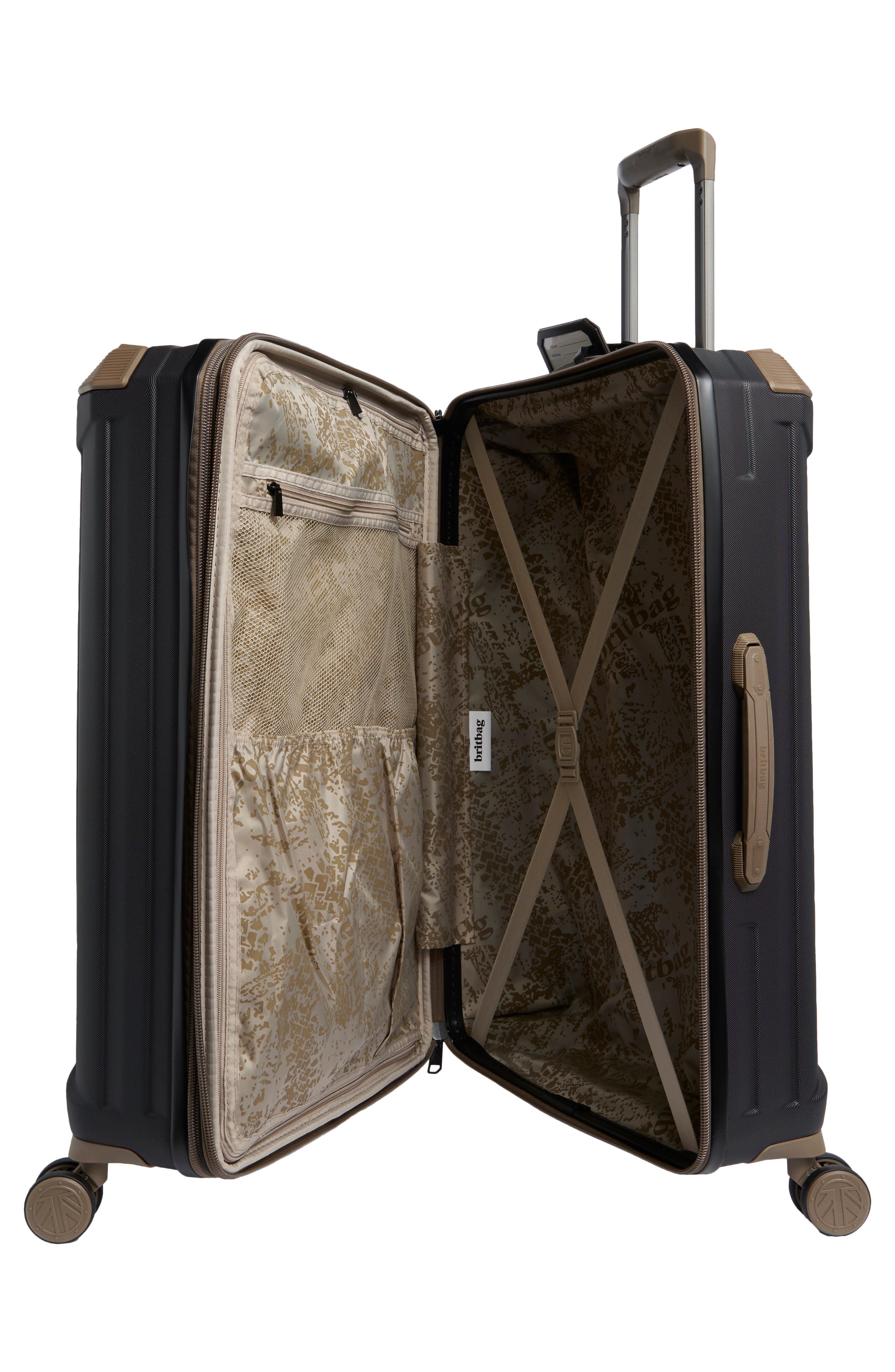 Britbag Stonesfields 27-Inch Hardside Spinner Luggage, Alternate, color, Black
