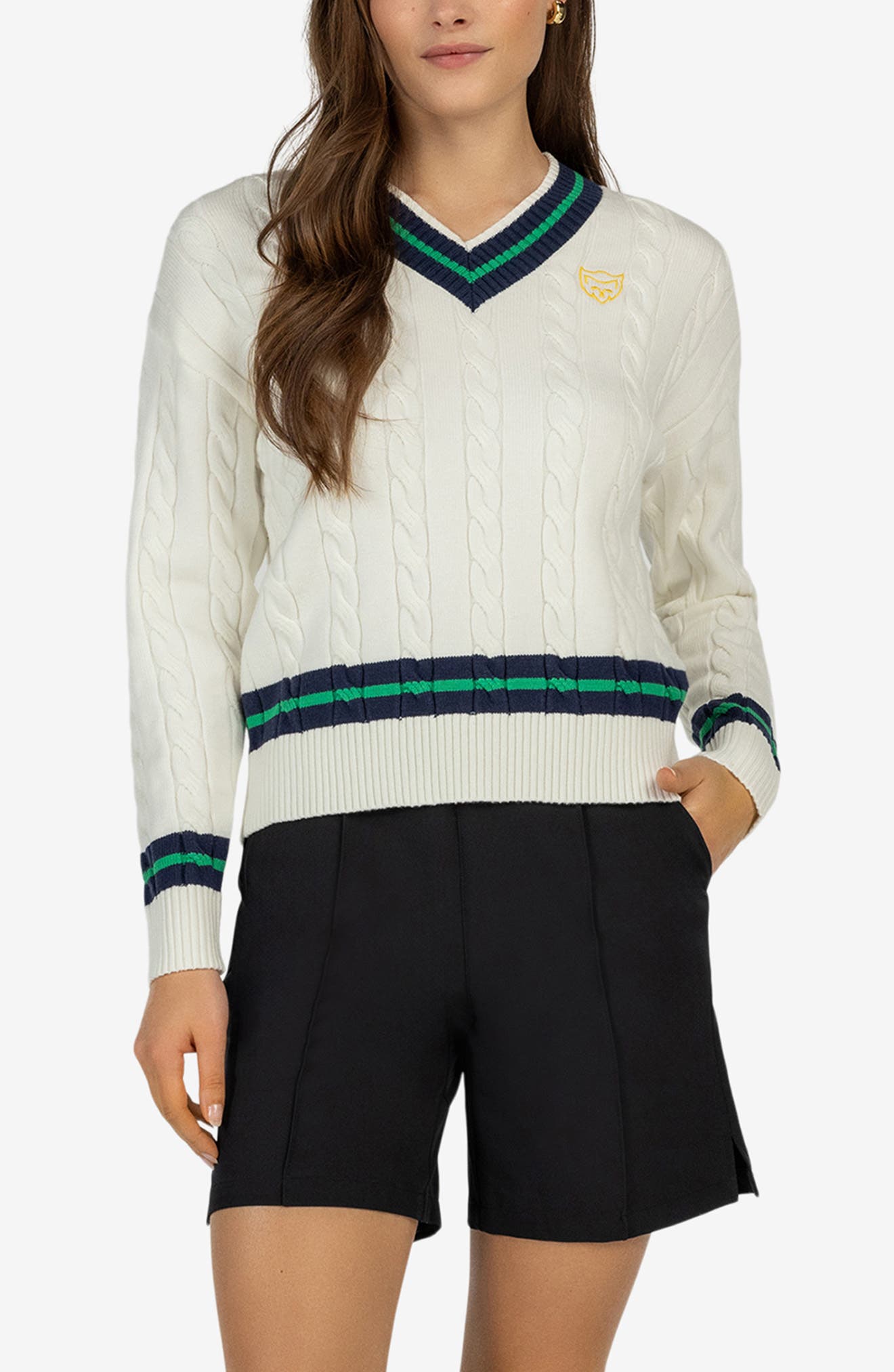 WHITE/ NAVY/ KELLY GREEN