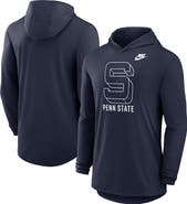 Nike Men's Nike Navy Penn State Nittany Lions Legacy Tri-Blend Dri-FIT Long Sleeve Hoodie T-Shirt