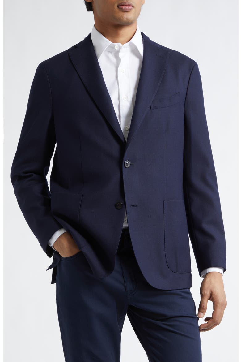 【近年モデル】BOGLIOLI K.JACKET ホップサック ストレッチ 44 K-Jacket Virgin Wool Hopsack Sport Coat (Men) | Nordstrom