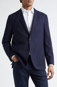 Boglioli K-Jacket Virgin Wool Hopsack Sport Coat