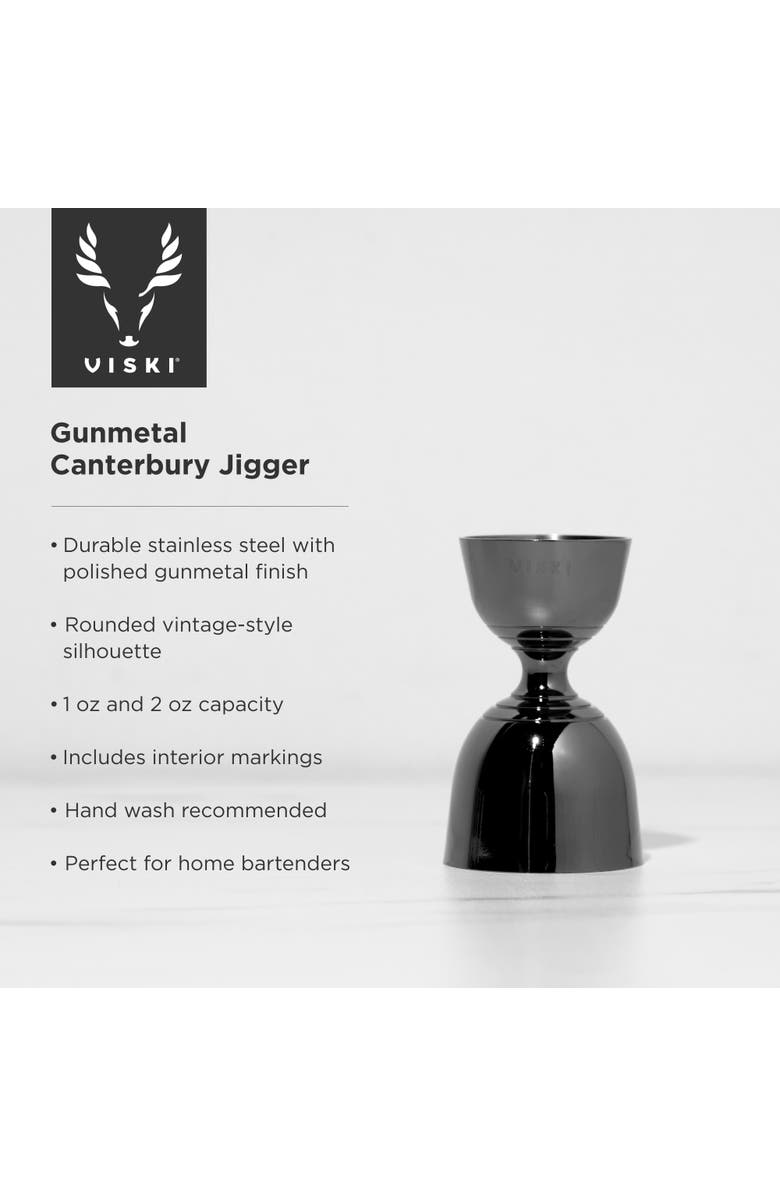 Viski Canterbury Jigger, Alternate, color, Warren