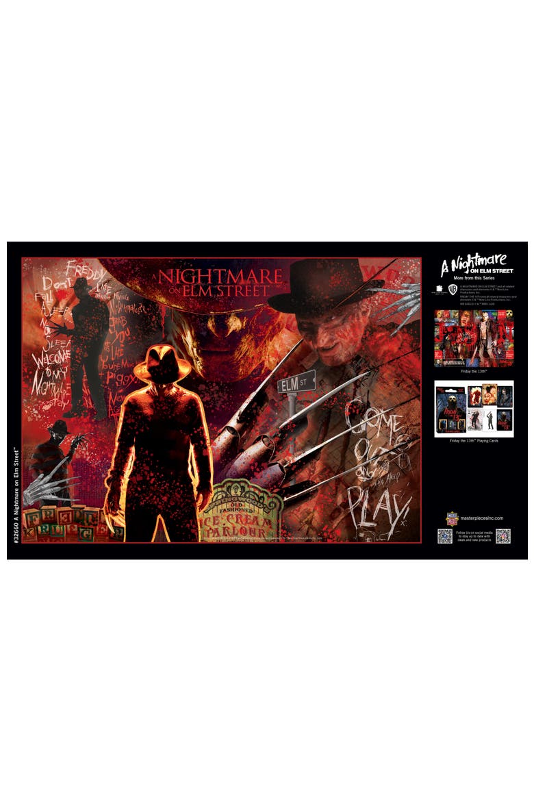 Nightmare on Elm Street 500 Piece Puzzle, Alternate, color, Multicolor