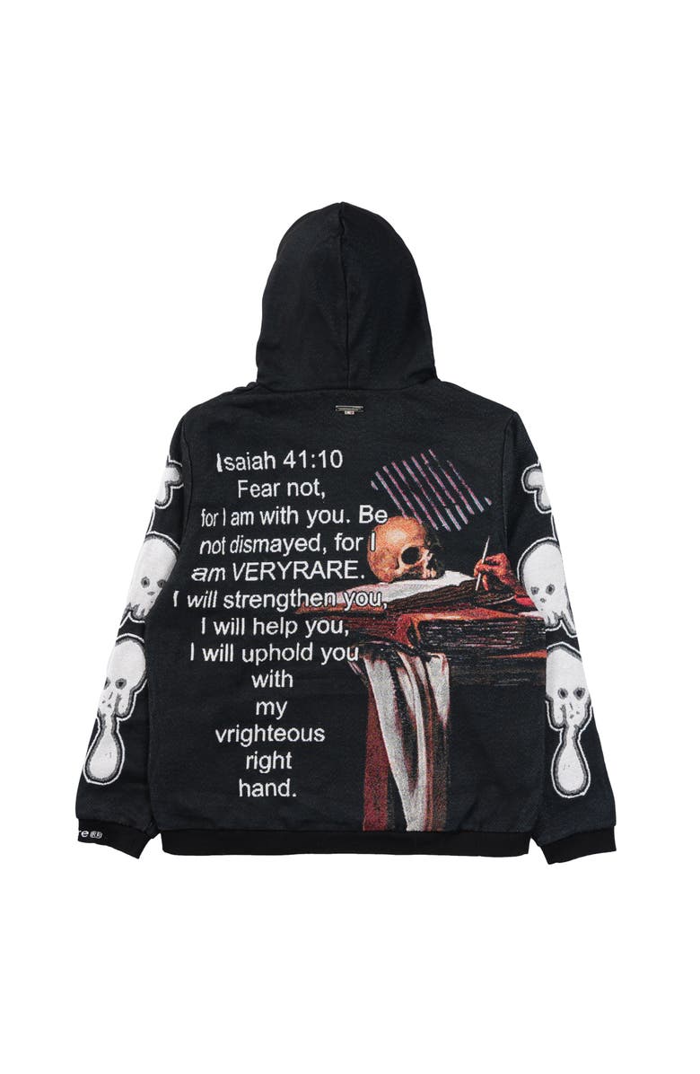 VERYRARE Saint Jerome Writing Hoodie, Alternate, color, Black