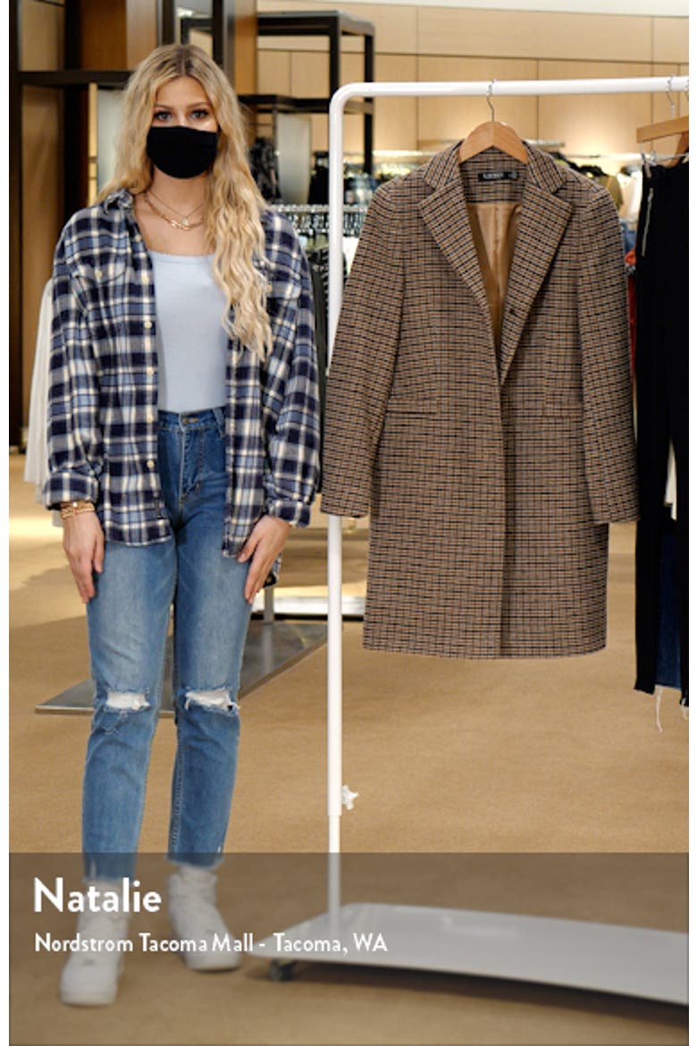 Wool Blend Reefer Coat video