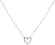 BY ADINA EDEN Classic Diamond Heart Necklace 14K