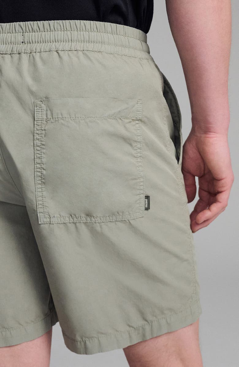 Mavi Jeans Drawstring Cotton Shorts, Alternate, color, Shadow