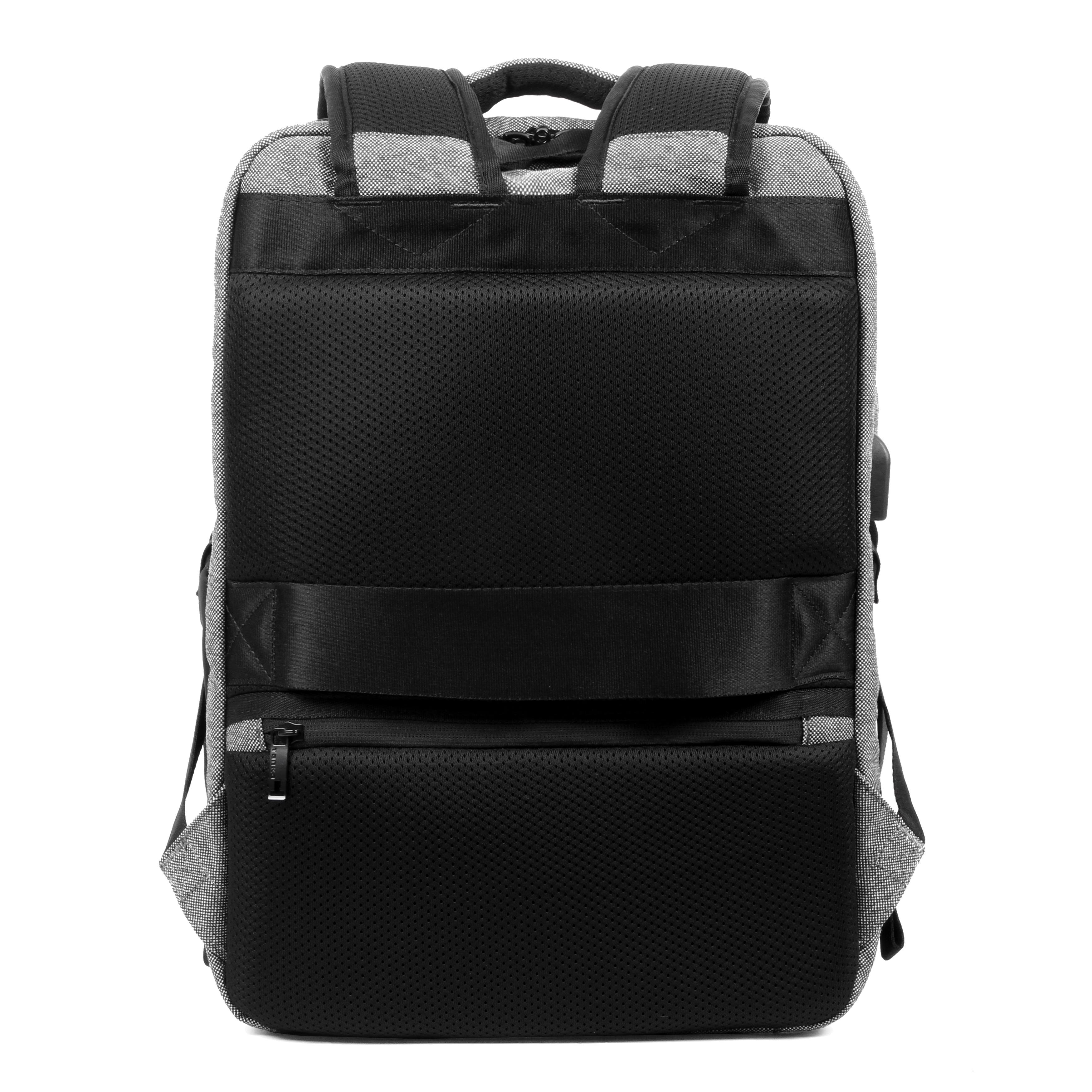 Tanka Martin Business Laptop Backpack, Alternate, color, GREY