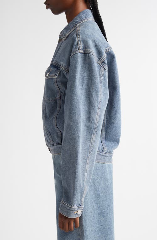 LOULOU DE SAISON LOULOU DE SAISON DAVE ORGANIC COTTON DENIM TRUCKER JACKET