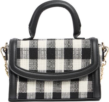 Tweed Top Handle Bag