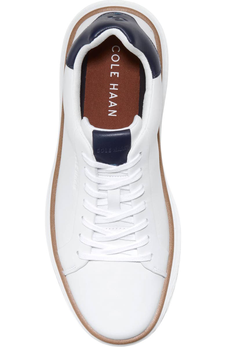 Cole Haan GrandPro Court SkyWeave Sneaker, Alternate, color, Optic White / Ch Midnight Moon