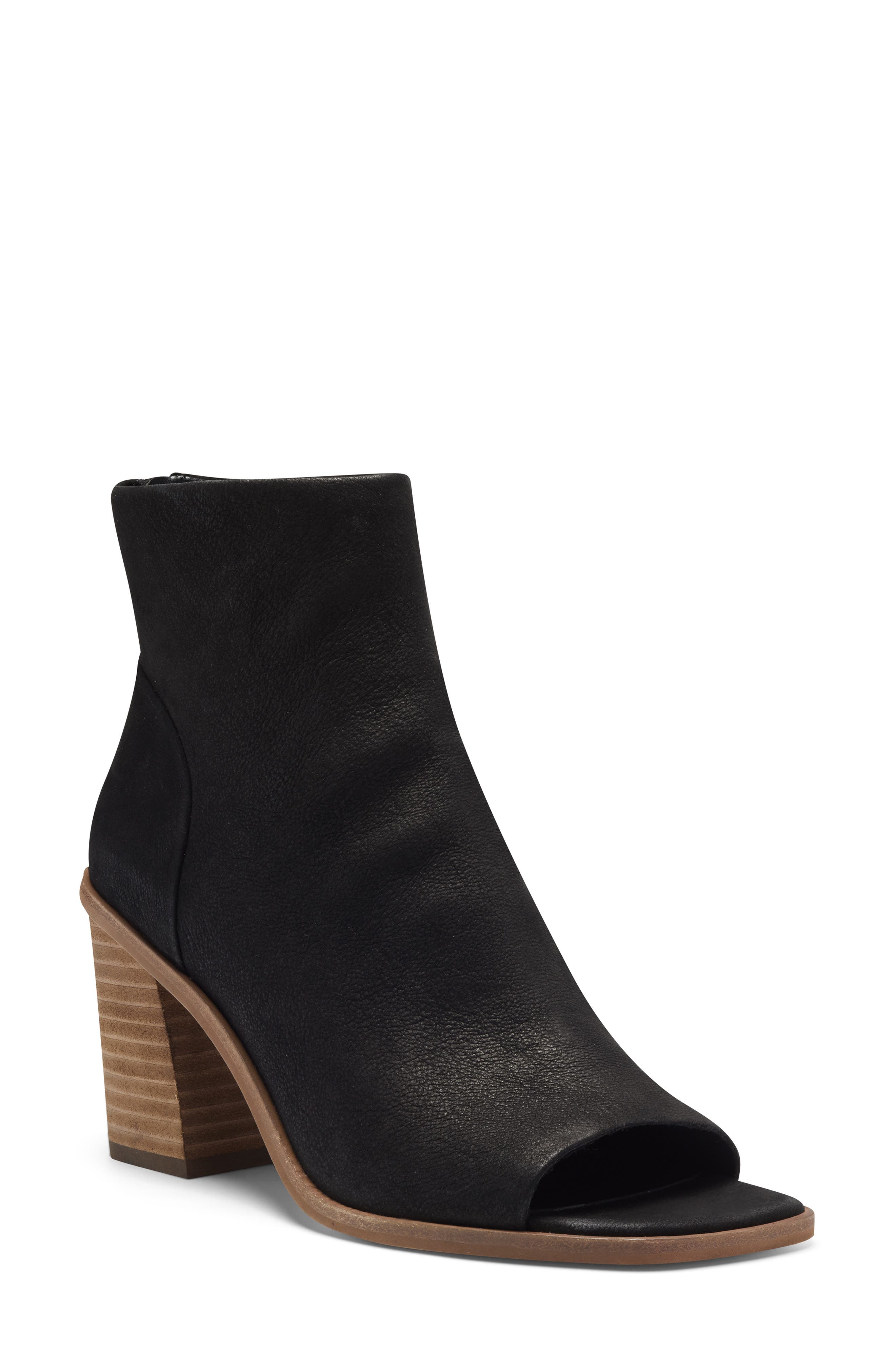 Vince Camuto Bebinder Open Toe Bootie, Main, color, 