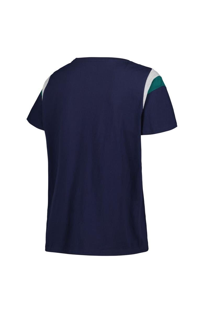 PROFILE Women's Profile Navy Seattle Mariners Plus Size Scoop Neck T-Shirt, Alternate, color, 