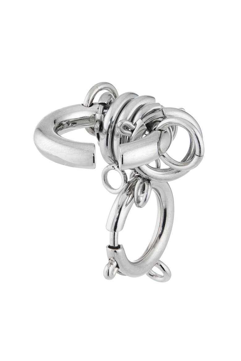 Jay Ear Cuff, Alternate, color, PALLADIUM