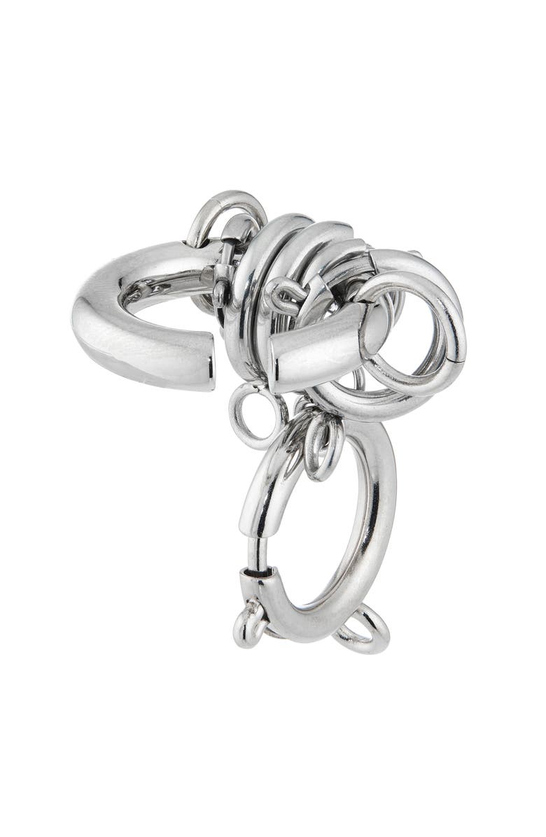 Justine Clenquet Jay Ear Cuff, Alternate, color, Palladium