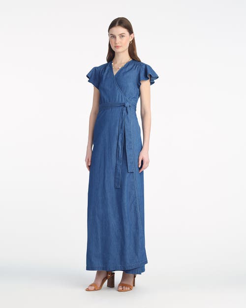 Draper James Reagan Denim Maxi Dress