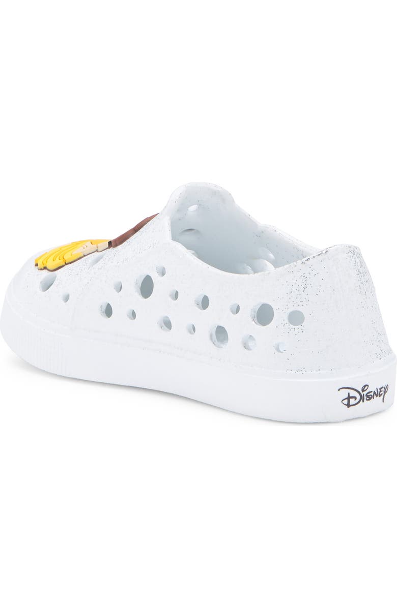 Harper Canyon Kids' Disney<sup>®</sup> Belle Water Friendly Slip-On Shoe, Alternate, color, White Glitter