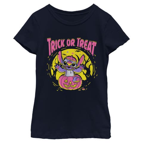 Girls' Halloween Trick Or Treat Short Sleeve Graphic T-shirt