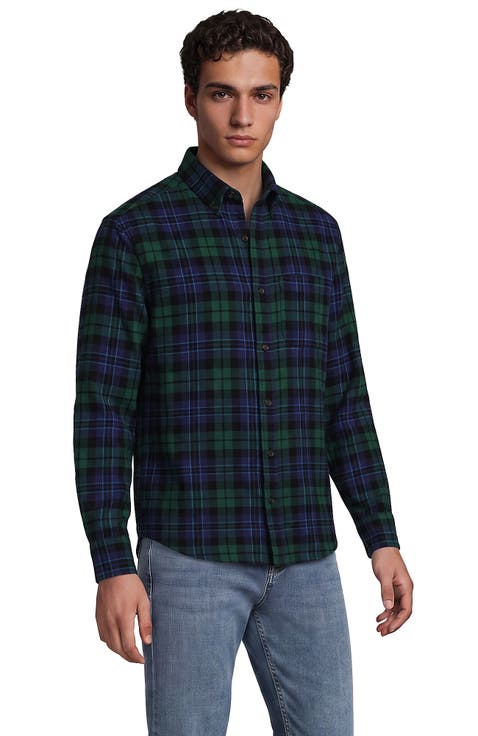 Long Sleeve Classic Fit Flagship Flannel Shirt