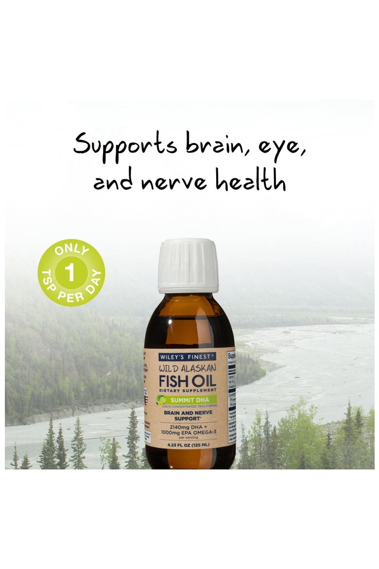 Fish Oil DHA Liquid Supplement with Omega-3s - Citrus Flavored Liquid Supplement - 25 Servings, Alternate, color, None