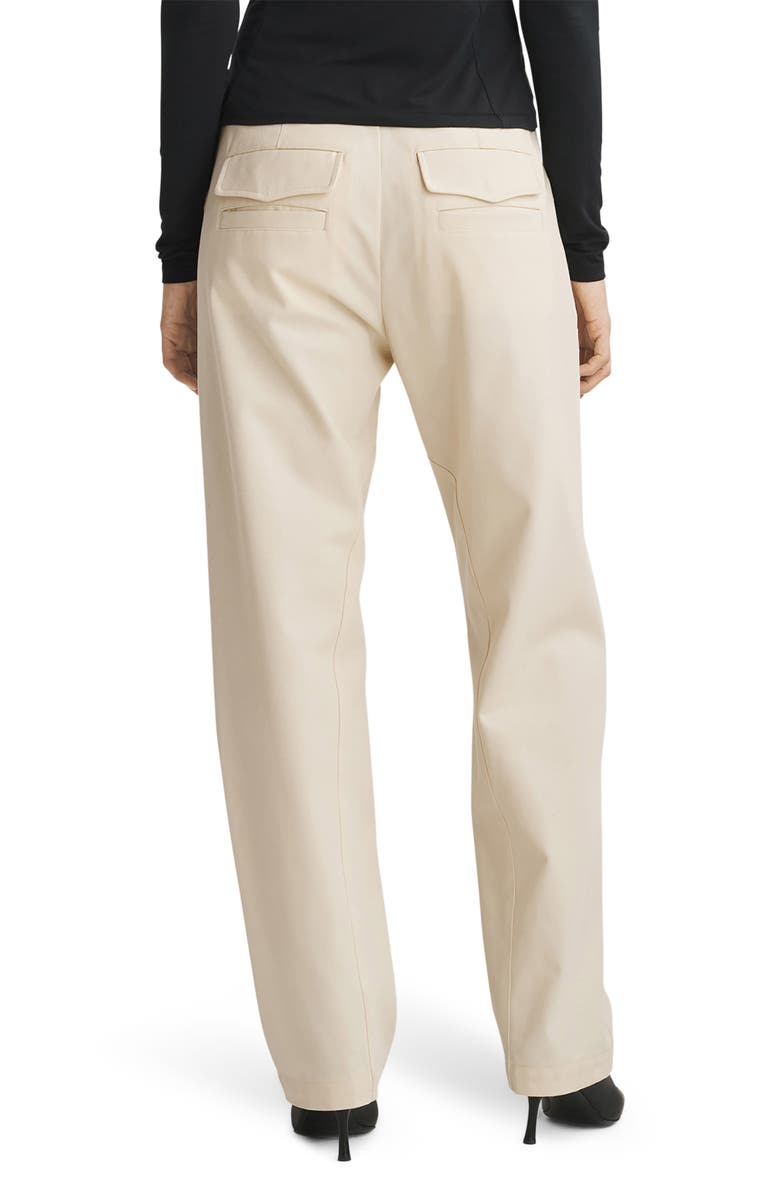 rag & bone Malia Twill Cargo Pants, Alternate, color, Ecru