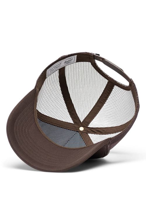 Herschel Supply Co . Whaler Mesh Trucker Hat In Brown