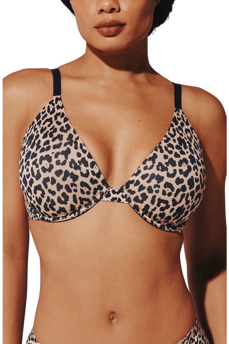 Zero Edge™ Contour Underwire Bra, Main, color, LEOPARD