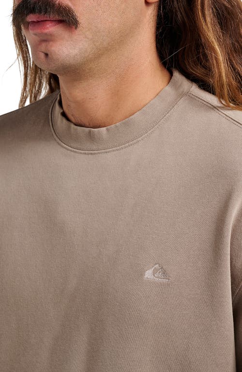 Quiksilver Men's Saltwater Crew Sweatshirt In Brown